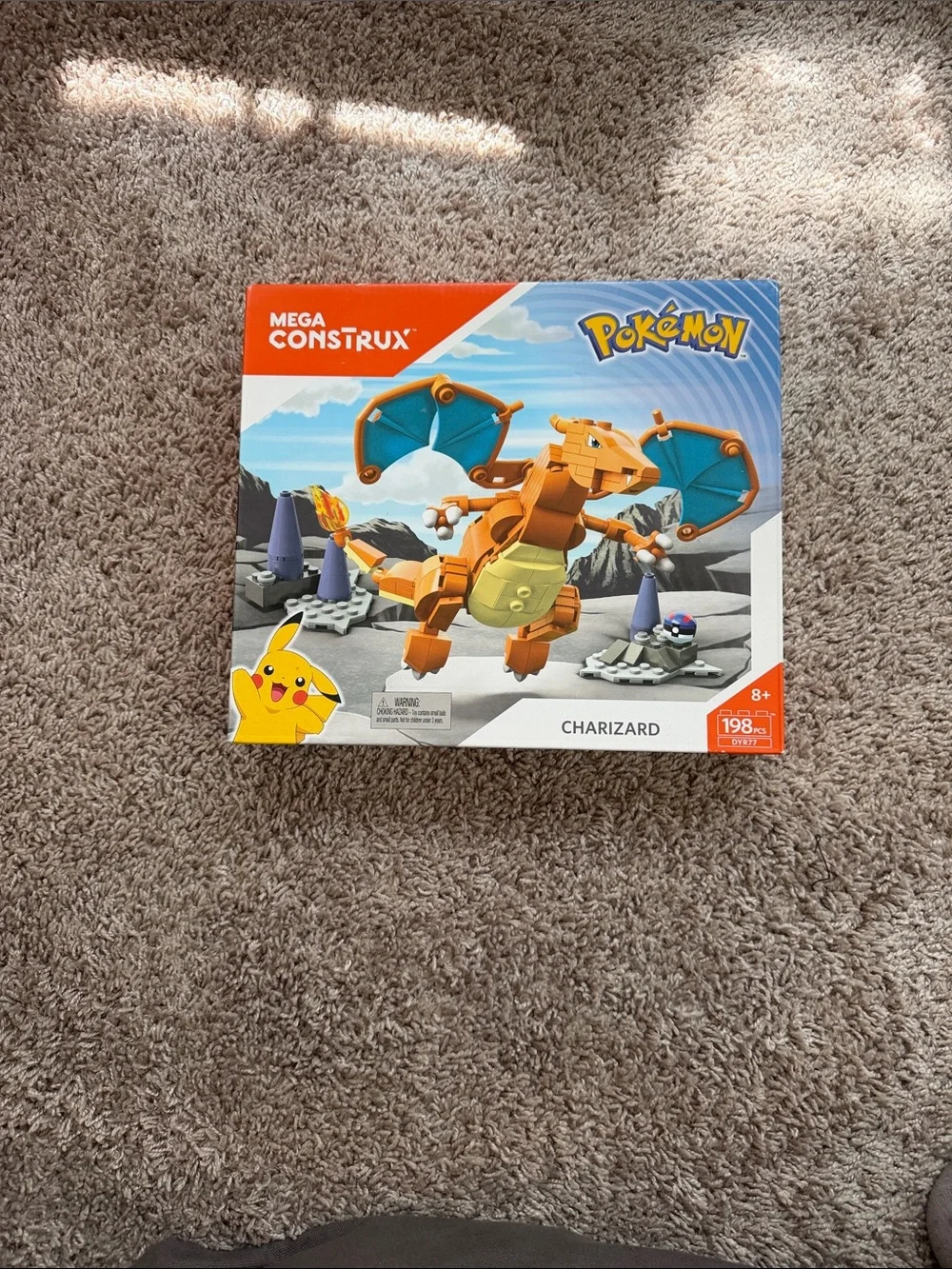 Mega Construx Pokémon Charizard Building Set - Orange & Blue